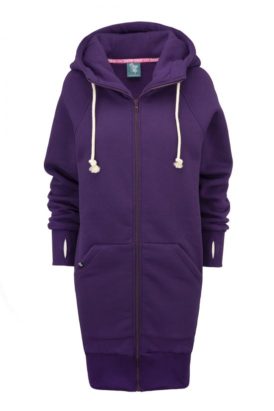 DeepTrip Mikina Purple Zip