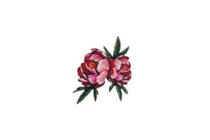 Rebel Skin Brooch 'Peony' 