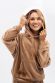 FeelJ Hoodie Mikina Velvet Camel