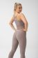 FeelJ Premium Top Ribbed Push up Mocca